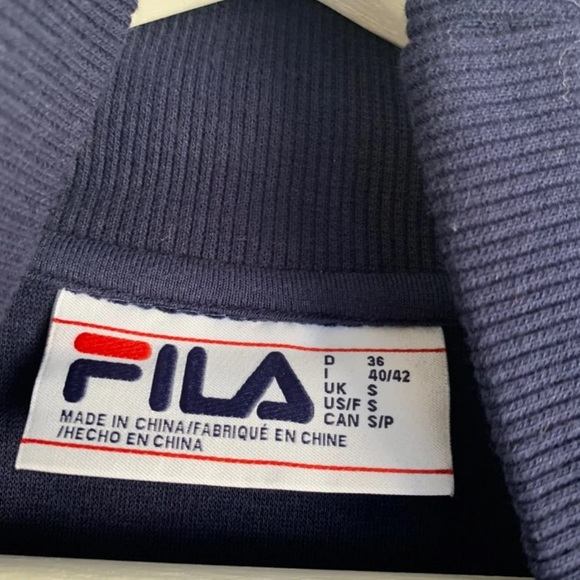 FILA velvet sweater blue - Picture 4 of 7